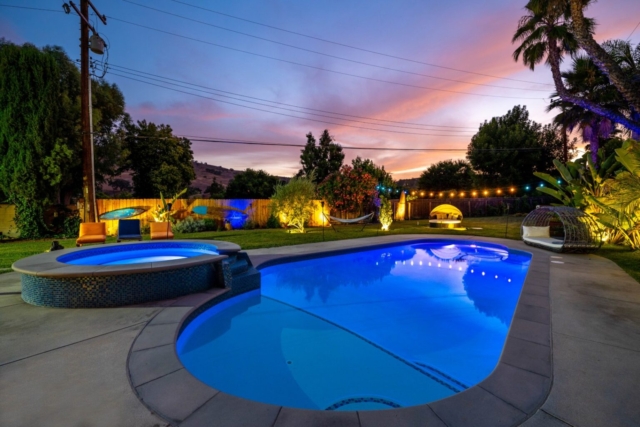 Pool built in Jacuzzi